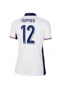 Engeland Kieran Trippier #12 Voetbaltruitje Thuis tenue Dames EK 2024 Korte Mouw